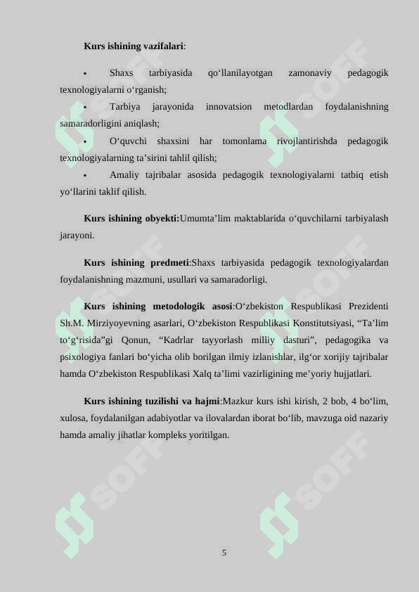 SHaxs tarbiyasida pedagogikasida texnalogiyalardan foydalanish KURS ISHI.docx 5