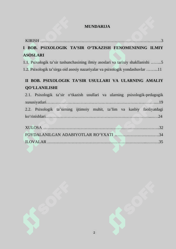 Pisixologik ta'sir oʻtkazish usullari kurs ishi.docx 2