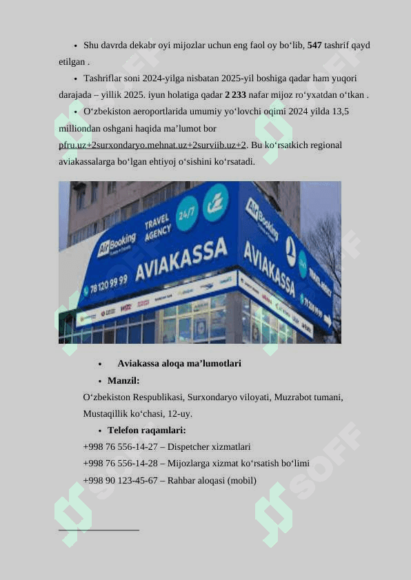 Surxondaryo viloyati Muzrabot tumani aviakassa haqida hisobot.docx 7
