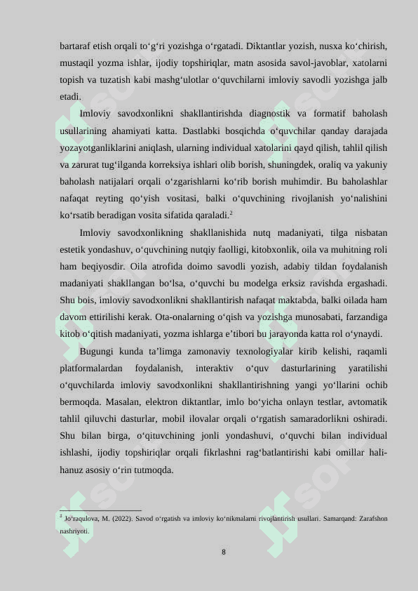 2-SINFDA IMLOVIY SAVODXONLIKNI SHAKLLANTIRISH 7