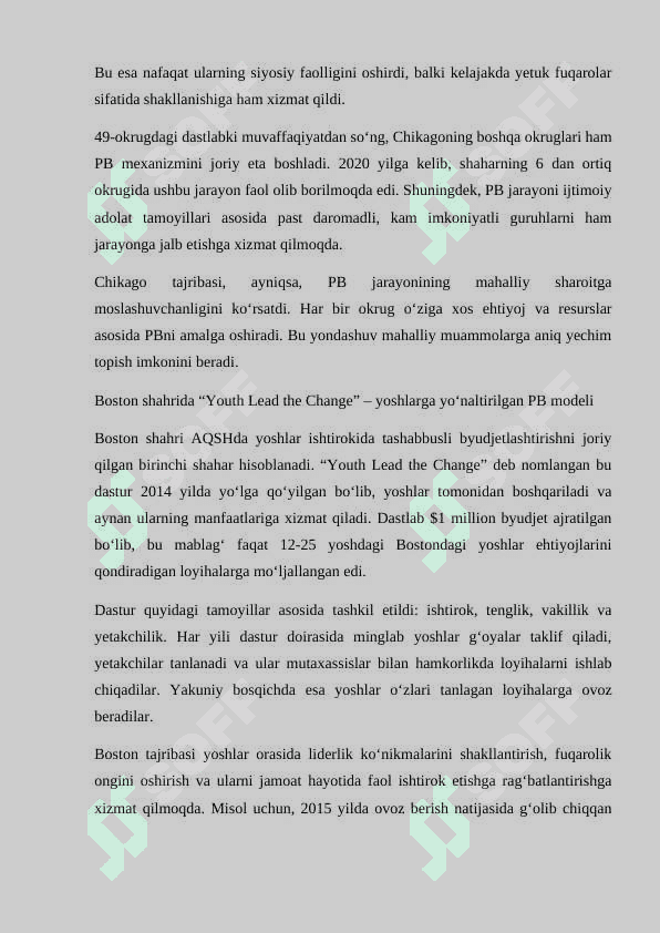 Tashabbusli byudjedlashtirishning AQSH tajribasi 7