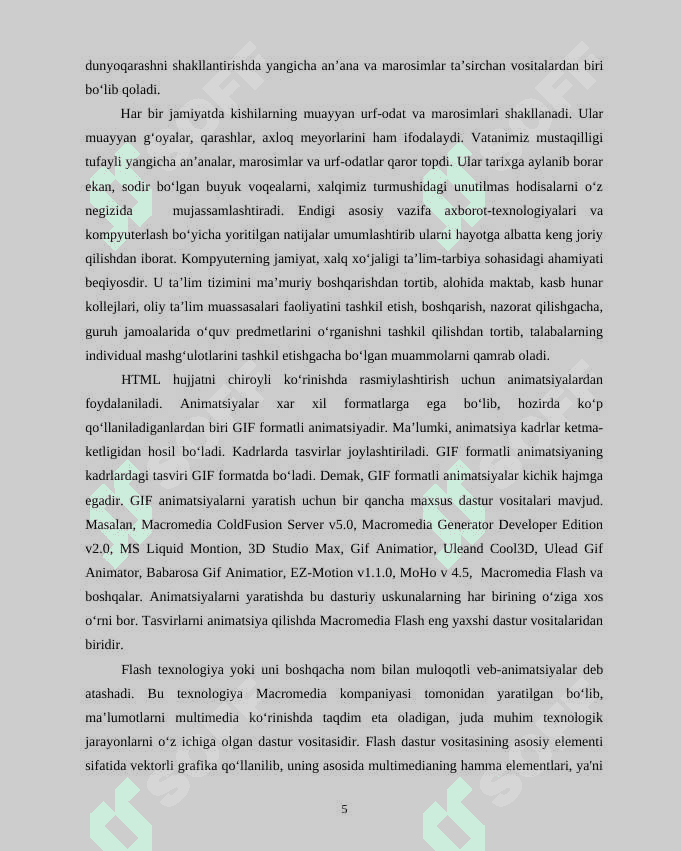 Macromedia Flash dasturi 4