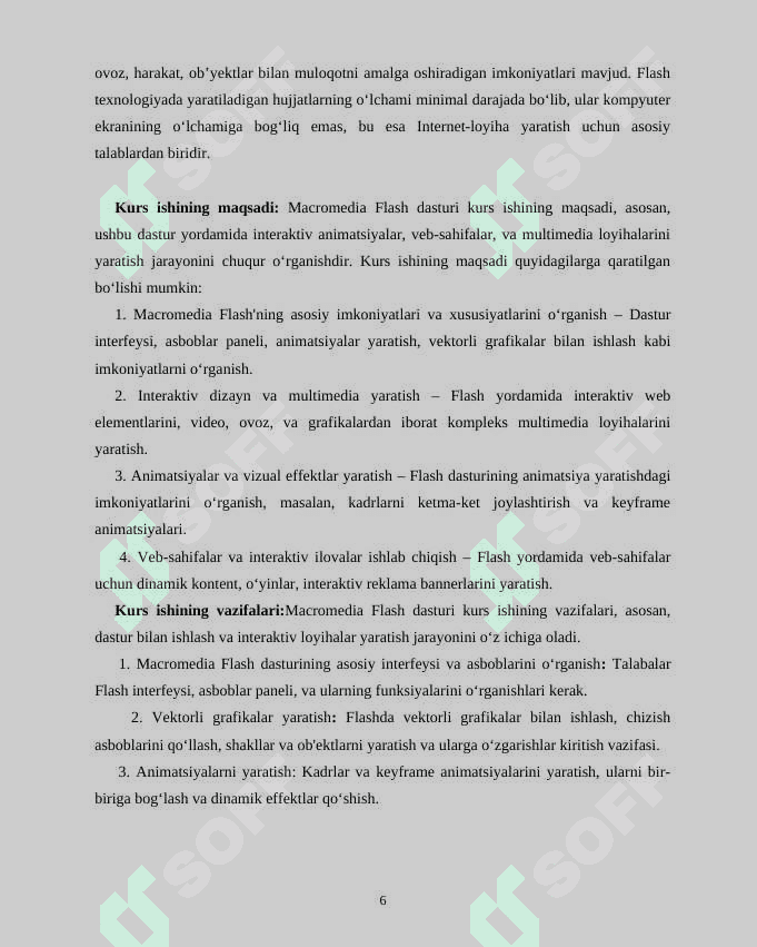 Macromedia Flash dasturi 5
