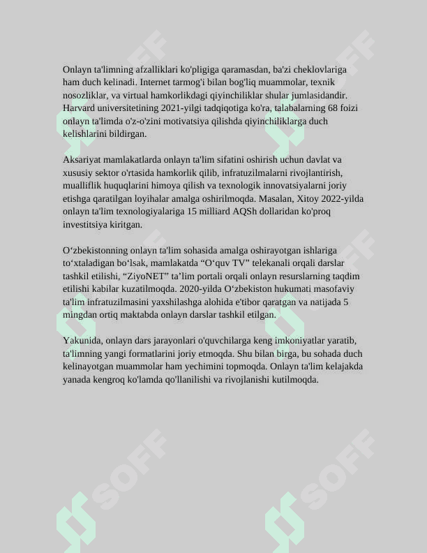 RAQAMLI TALIM TEXNALOGIYALARI 6