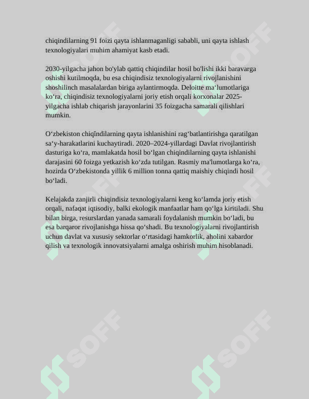 YOPIQ ZANJIRLI CHIQINDISIZ TEXNOLOGIYALAR YARATISH. 4