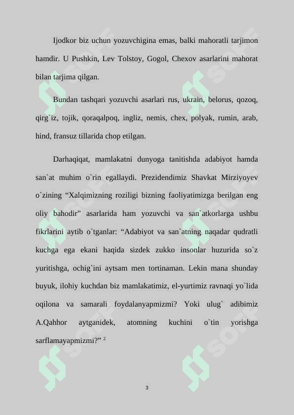 Abdulla Qahhorning satirik asarlarida xarakter yaratish mahorati. 3