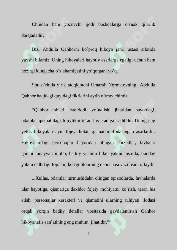 Abdulla Qahhorning satirik asarlarida xarakter yaratish mahorati. 4