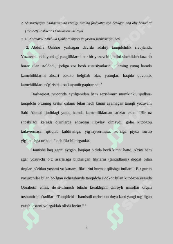 Abdulla Qahhorning satirik asarlarida xarakter yaratish mahorati. 5