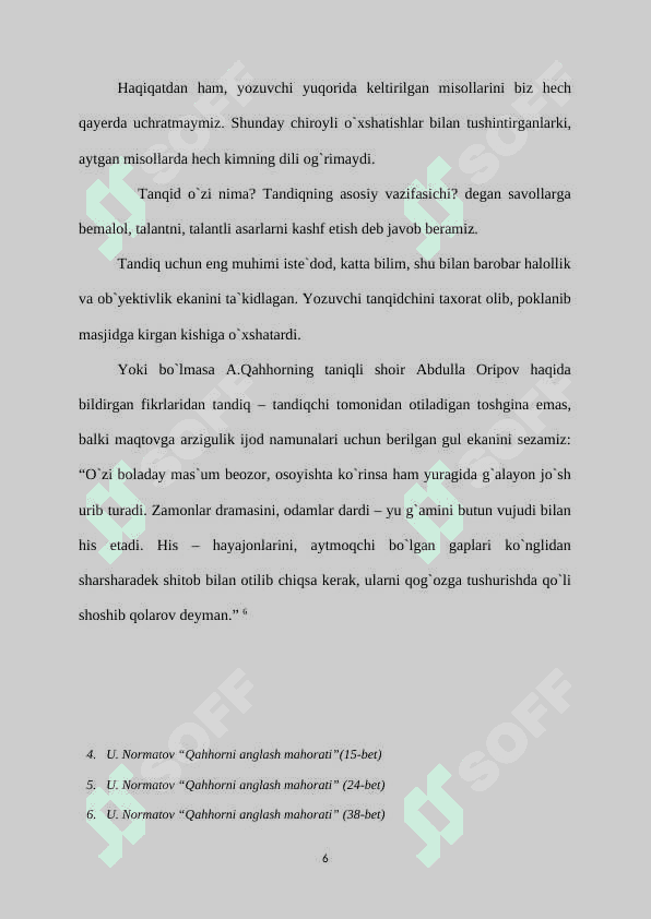 Abdulla Qahhorning satirik asarlarida xarakter yaratish mahorati. 6