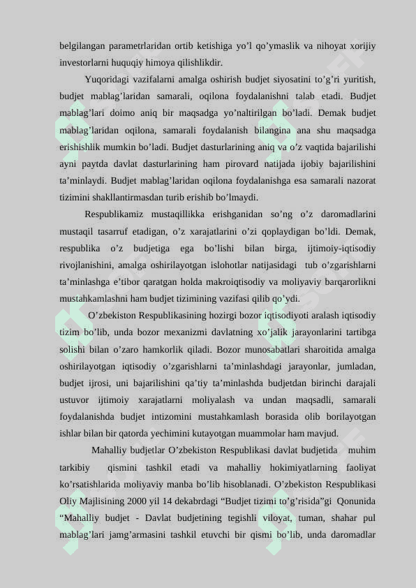 Moliyaviy siyosatning xususiyatlari va eng asosiy maqsadi 4