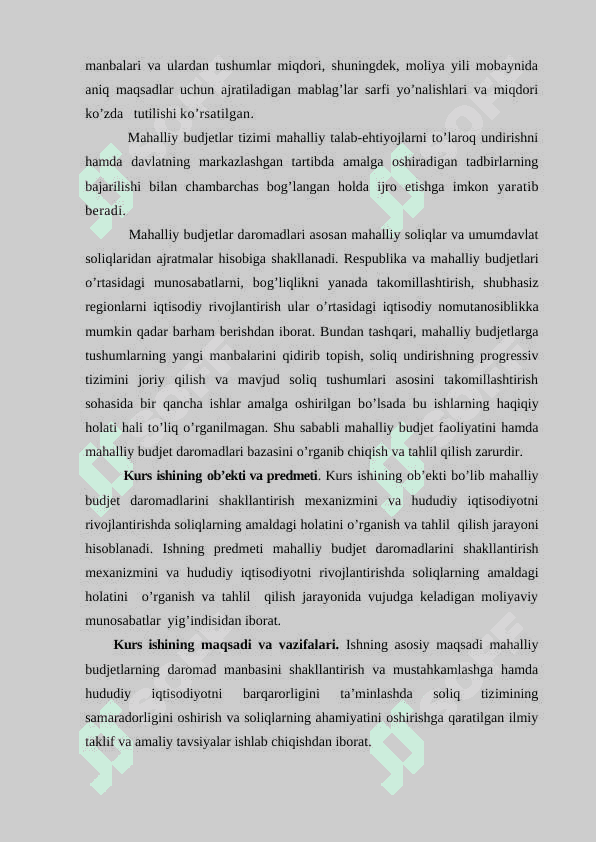 Moliyaviy siyosatning xususiyatlari va eng asosiy maqsadi 5