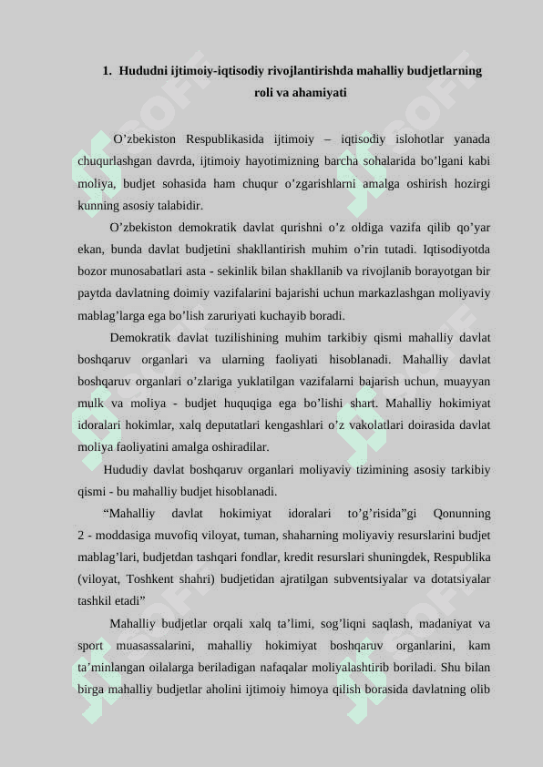 Moliyaviy siyosatning xususiyatlari va eng asosiy maqsadi 7