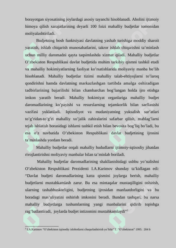 Moliyaviy siyosatning xususiyatlari va eng asosiy maqsadi 8