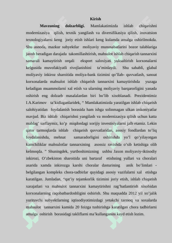 Sanoat korxonalarda mahsulot ishlab chiqarish 2