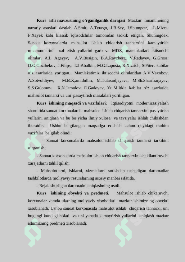 Sanoat korxonalarda mahsulot ishlab chiqarish 3