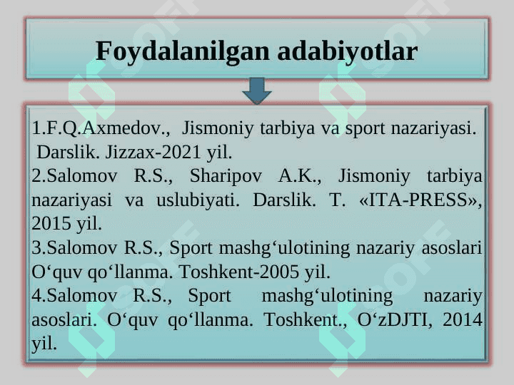Spоrt fоrmasi va uni rivojlantirish 2