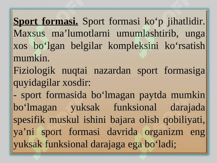 Spоrt fоrmasi va uni rivojlantirish 4