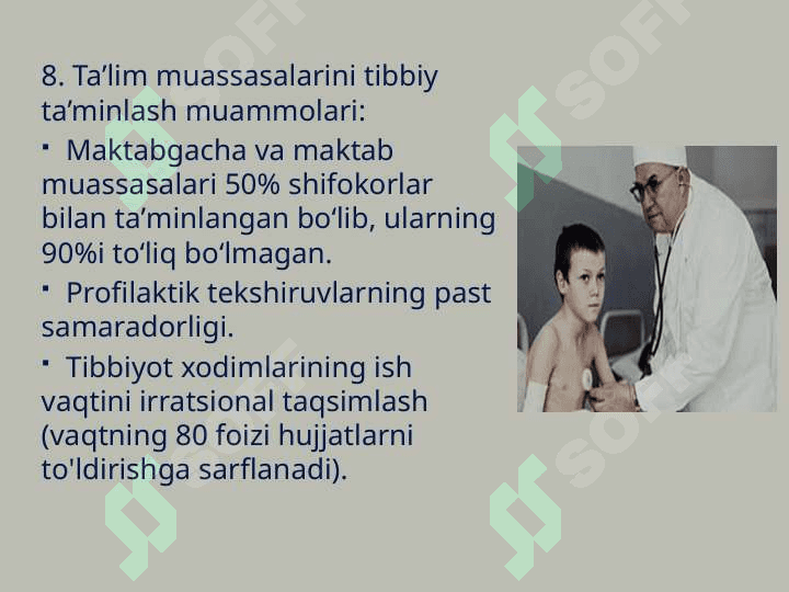 Bolalar salomatligining zamonaviy muammolari 6