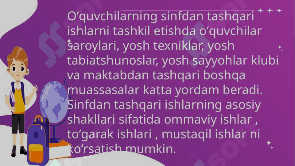 Mavzu: Sinfdan tashqari mashgʻulotlarda didaktik oʻyinlarning ahamiyati, mazmuni ulardan foydalanish usullari. 4
