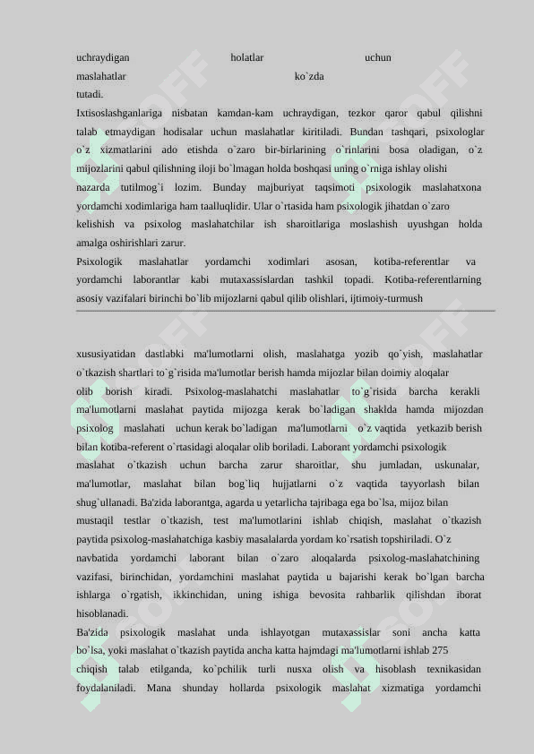 GURUHIY PSIXOLOGIK MASLAHAT  INDIVIDUAL VA GURUHIY  PSIXOKORREKSIYA 3