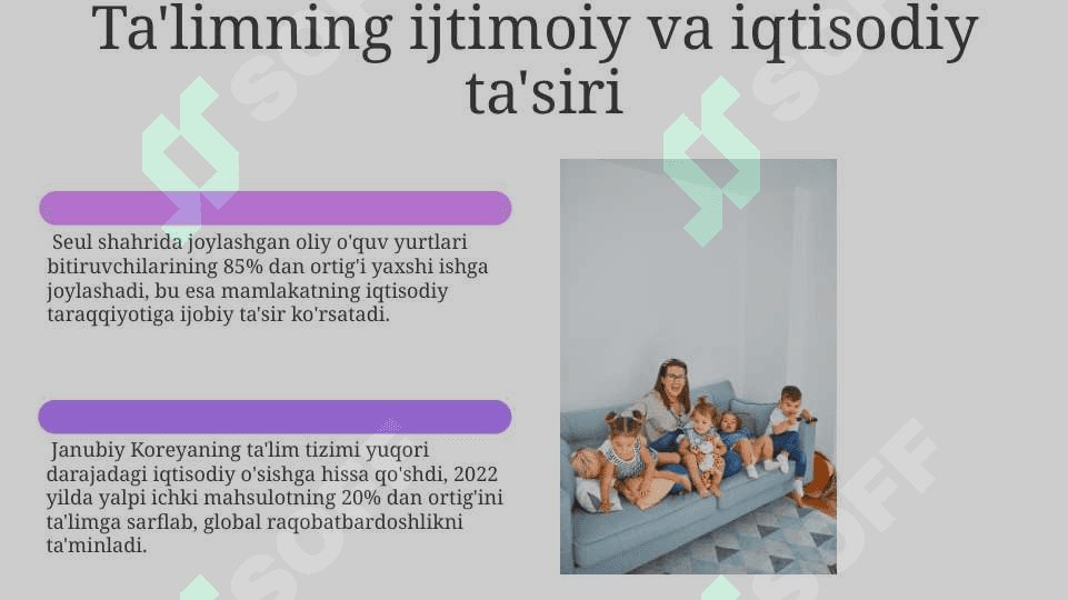 Qiyosiy pedagogika korea ta'lim tizimi 6
