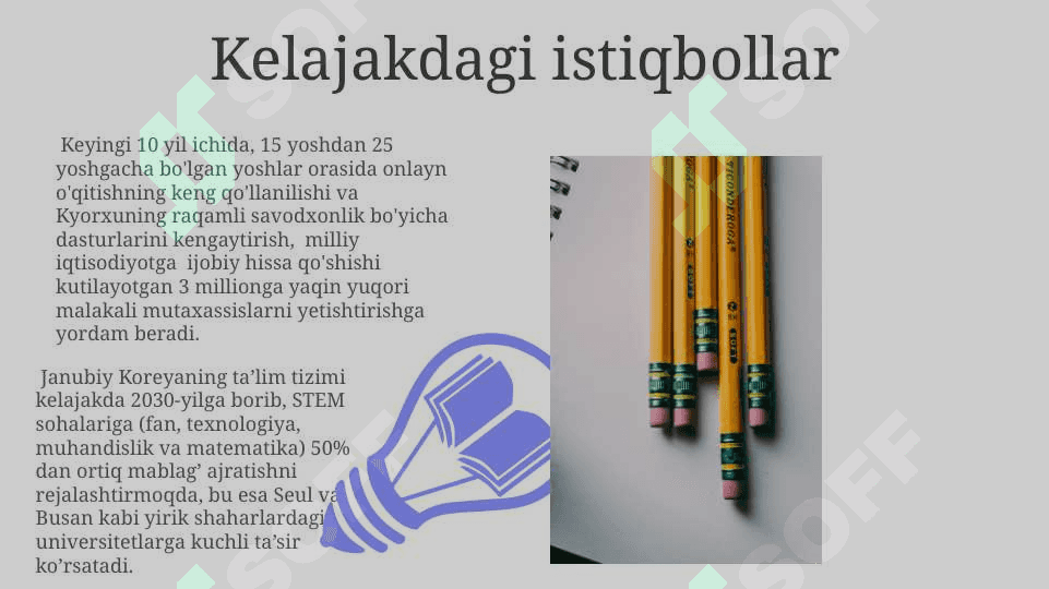 Qiyosiy pedagogika korea ta'lim tizimi 7