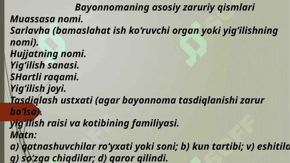 Maʼlumot axborot hujjatlari (bayonnoma, tavsifnoma va tarjimayi hol) 7