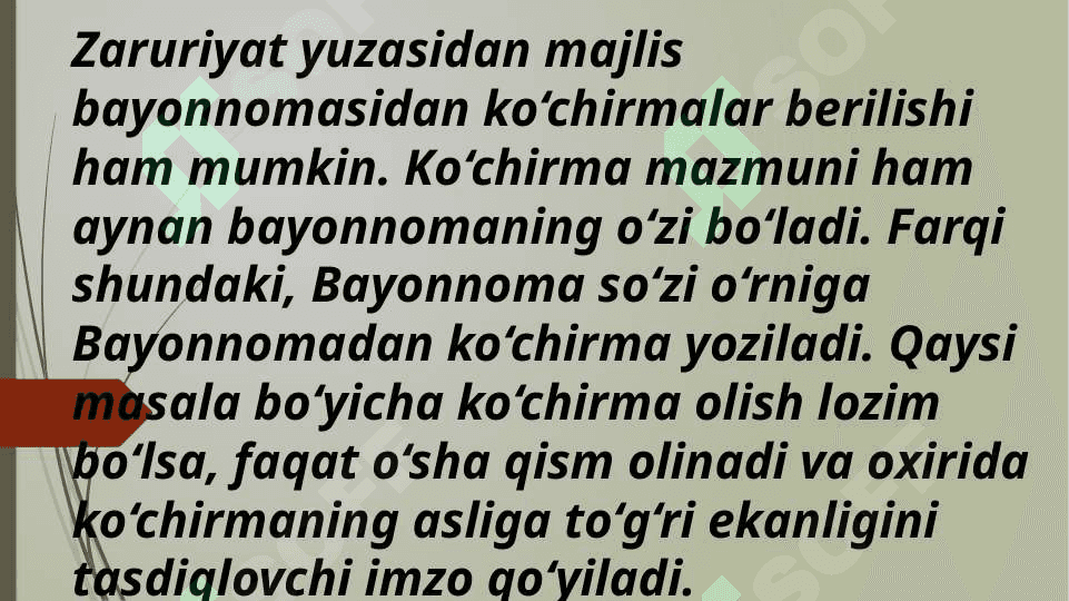 Maʼlumot axborot hujjatlari (bayonnoma, tavsifnoma va tarjimayi hol) 8