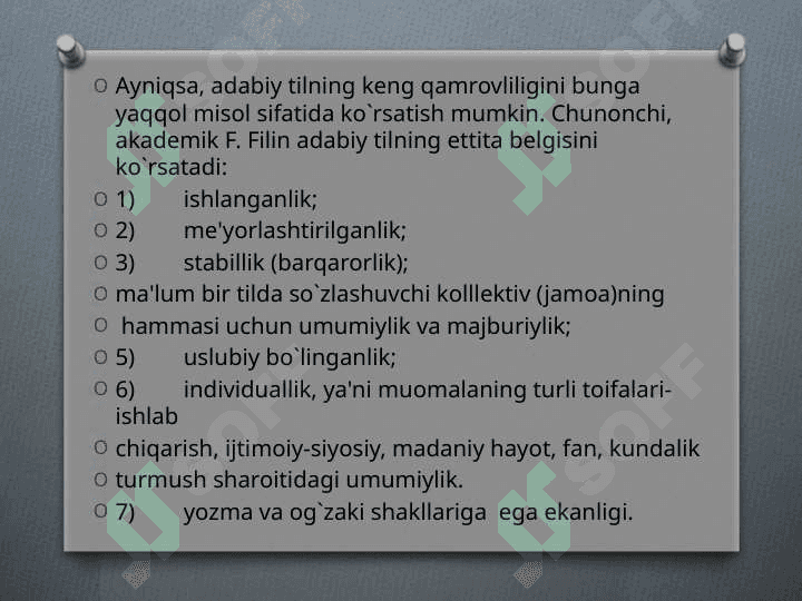 Adabiy til va so‘zlashuv tili 6