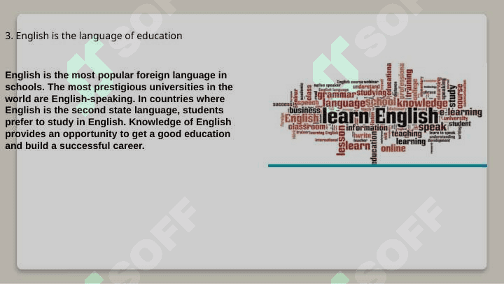 The role of English in our life 5