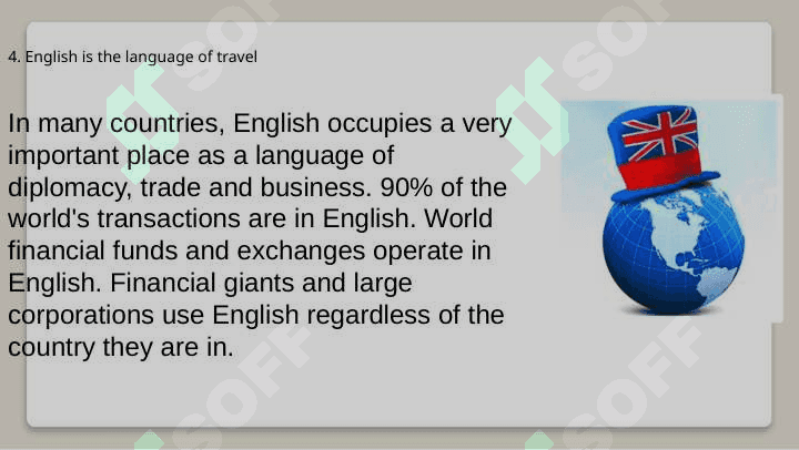 The role of English in our life 6