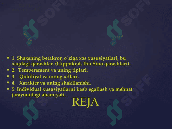 Mehnat faoliyatida shaxsning individual psixologik xususiyatlari 2