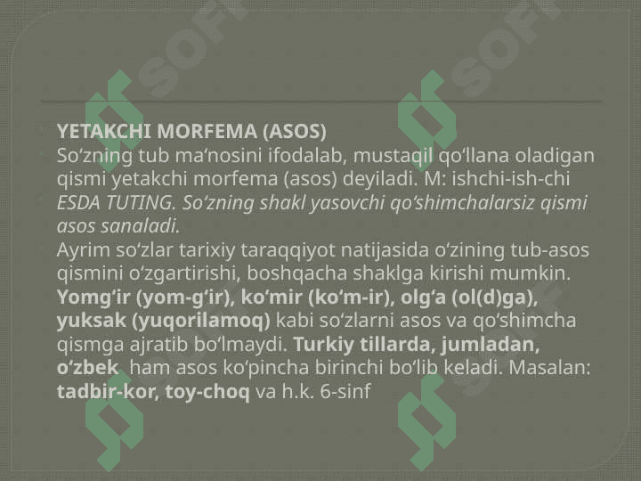 Sintaktik shakl yasovchi affikslar 5