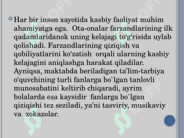 Kasbiy faoliyat va kasbiy qobiliyatlar 3
