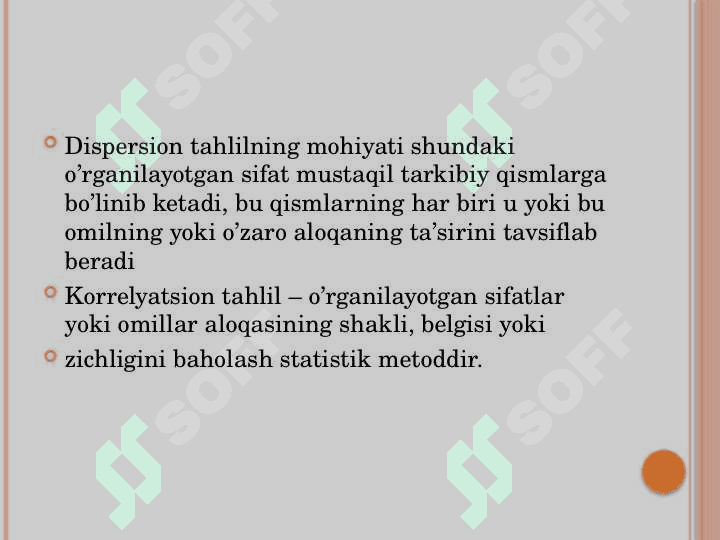 Faktor qiymatlari. Natijalarni taqdim etish. Grafik usulda ifodalash 3