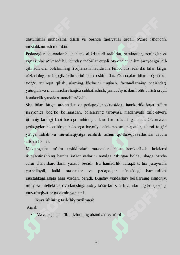 Maktabgacha ta’lim tashkilotida ota-onalar bilan hamkorlik 5