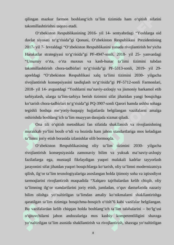 Boshlang‘ich sinflarda ona tili o‘qitish tarixi 8