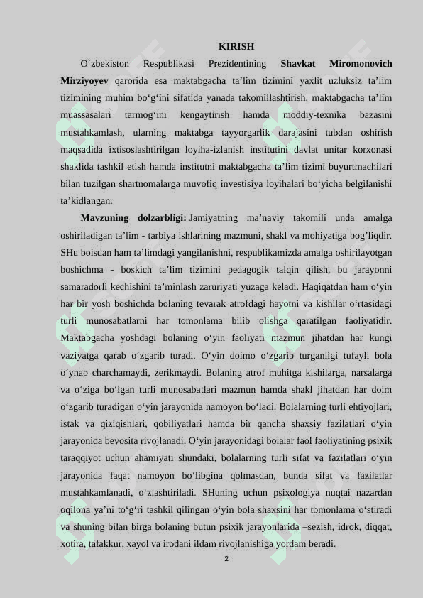 Maktabgacha yoshda psixik taraqqiyotda rolli o‘yinlarning ahamiyati 2