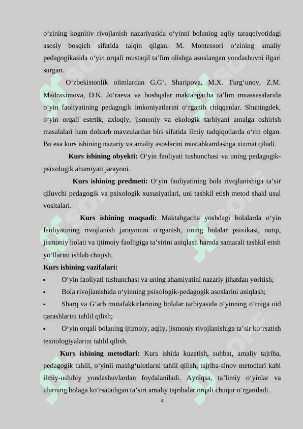 Bola rivojlanishida o‘yin faoliyatining ahamiyati 4