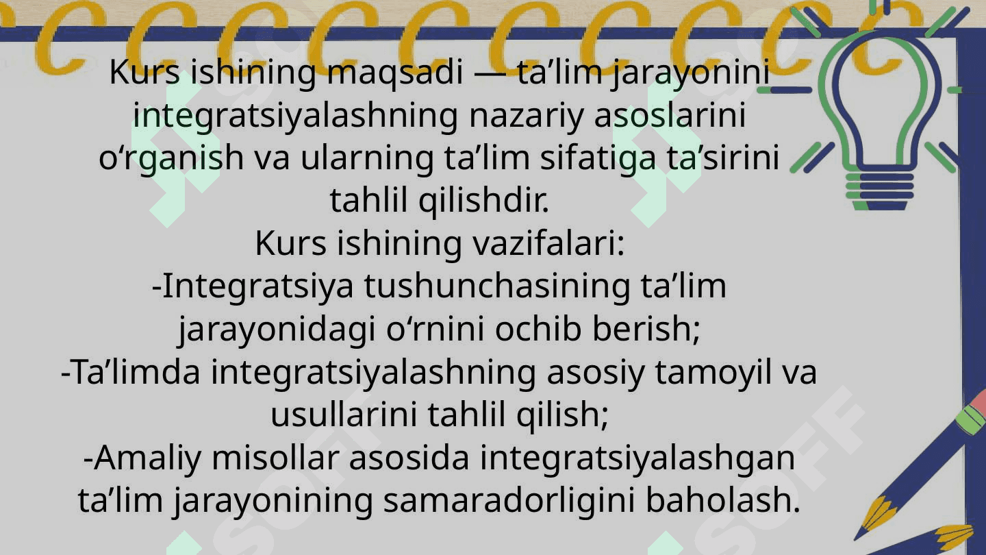 Ta'lim jarayonini integratsiyasilashning nazariy asoslari 3