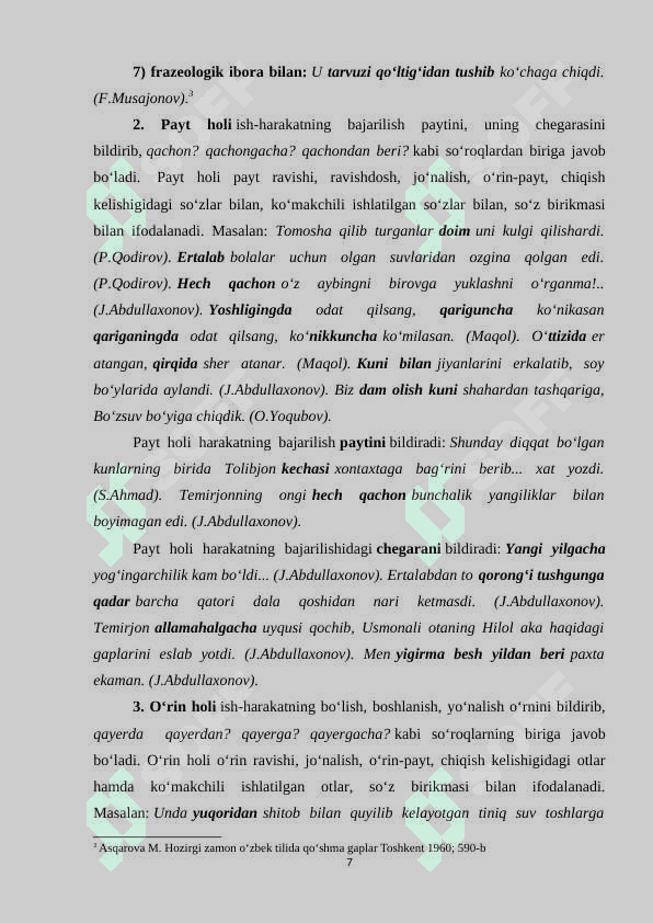 Hol va uning o‘zbek tilshunosligidagi tadqiqi 7