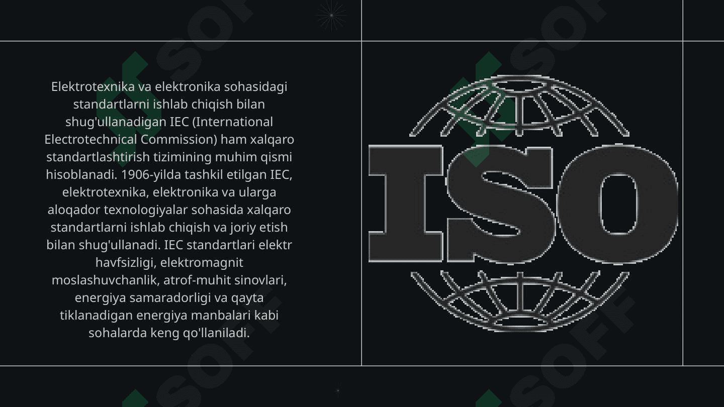 Standartlashtirishda ishtirok etuvchi xalqaro tashkilotlar 4