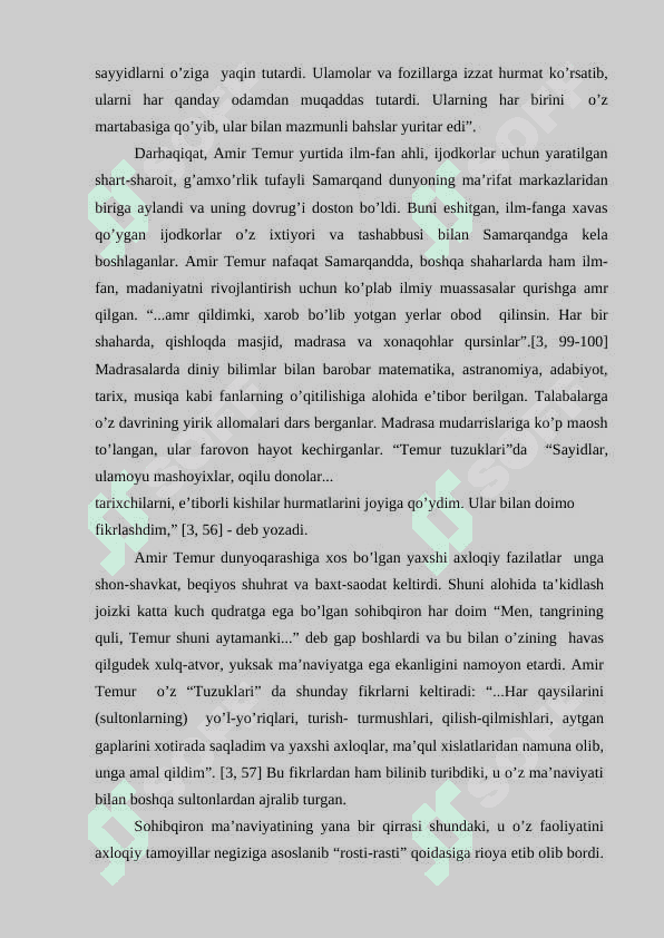TEMUR TUZUKLARI,MAʼNAVIYAT SOATI 4