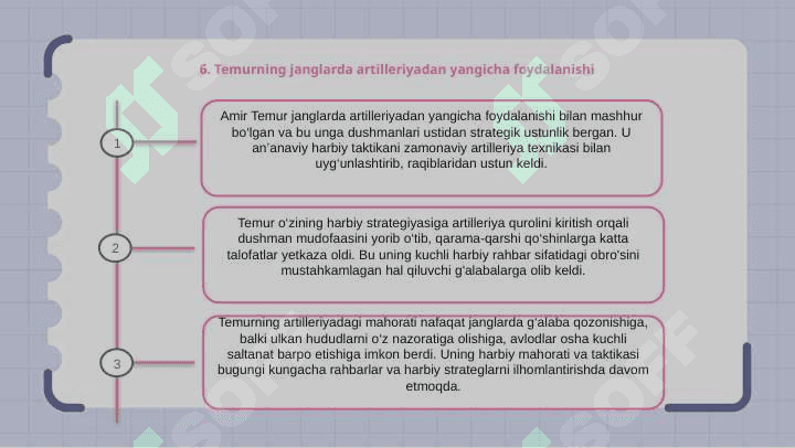 Amir Temurning harbiy mahorati 8