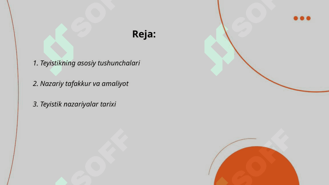 Teyistik evalutsiya nazaryalari 2