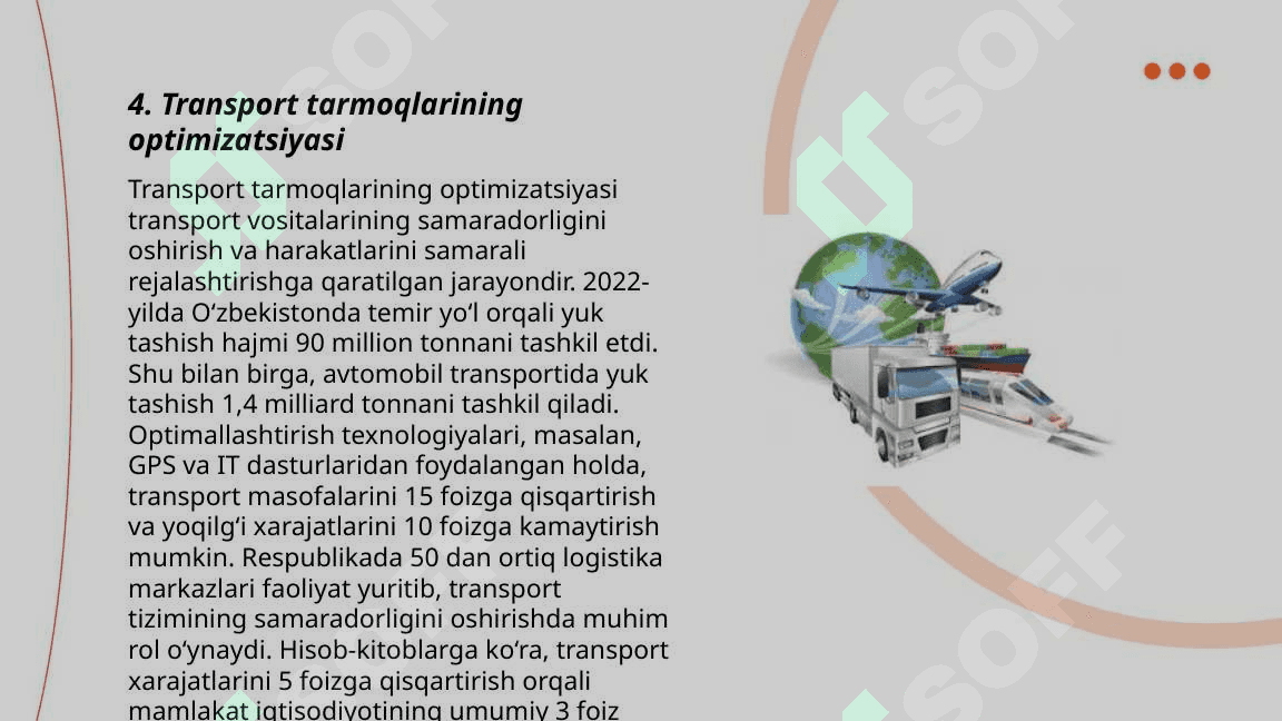 Transport masalasi va uning matematik modeli 6