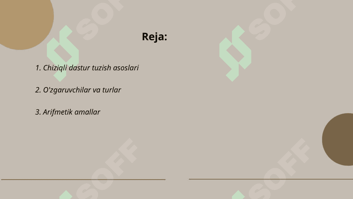 C++ tasturlash tilida chiziqli dastur tuzish 2