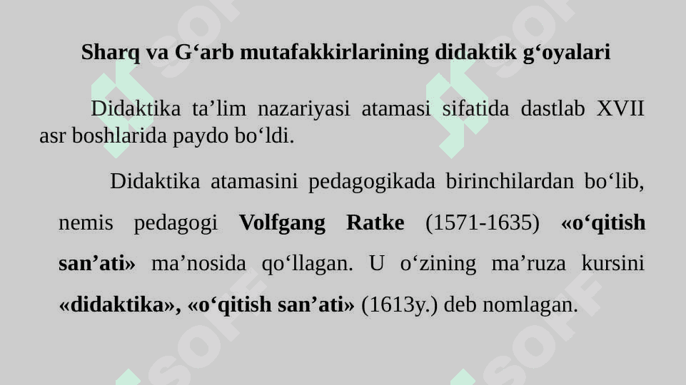 DIDAKTIKA – PEDAGOGIK TA’LIM NAZARIYASI. TA’LIM MAZMUNI .TA’LIM METODLARI VA VOSITALARI 8