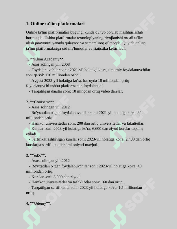 TALIM PLATFORMALARI VA ULARDAN FOYDALANISH 3