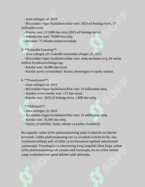 TALIM PLATFORMALARI VA ULARDAN FOYDALANISH 4